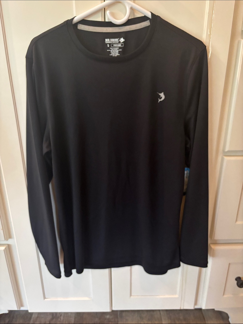 Reel Legends Black Long Sleeve Performance Shirt